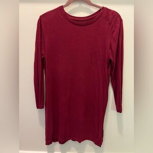 Old Navy Deep Red Long Sleeve Top
